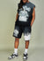 NME Shorts - Woodard - Black, White And Grey - 623