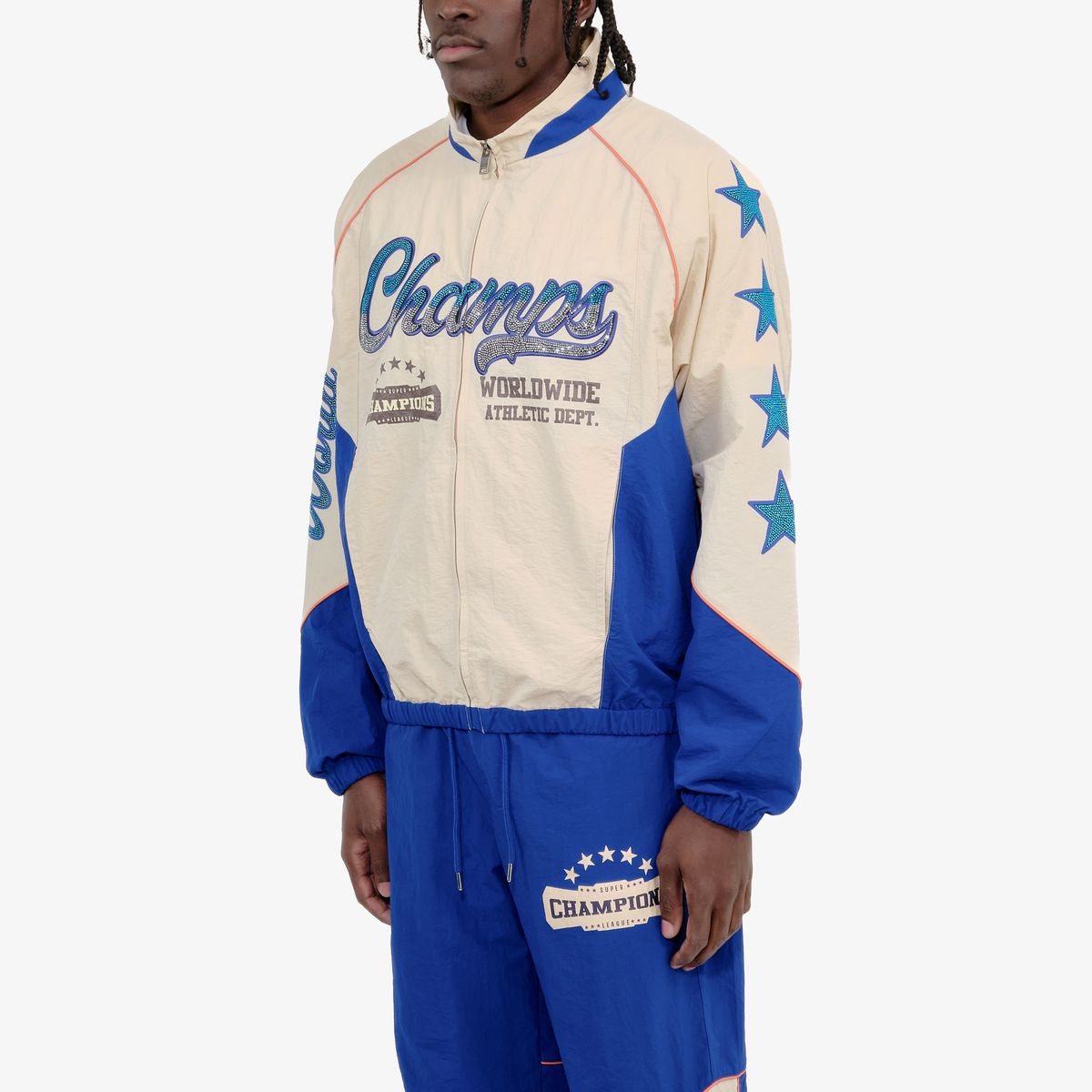 Copper Rivet Track Suit - Champs Nylon - Royal Blue - 535009 – Vengeance78