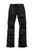 Kindred Jeans - PREMIUM COATED STACK JEANS - COATED BLACK - KD2056B