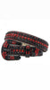 DNA Belt - Snake - Maroon With Black And Red - 281