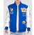 Wedding Cake Jacket - Bay Area Varsity - Royal And White - WC6970580