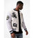 Jordan Craig Jacket - Raiders Varsity - Bone - 91624