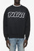 Purple-Brand Sweater - HWT Fleece Crewneck - Black Beauty Outline - P402-HBBO124