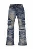 Kindred Jeans - PREMIUM STACK JEANS DIRTY BLUE WAX - KD2056B