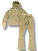Rebel Denim Sweatsuit - Diamond Fleece - Sage - 652-355