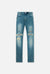 RTA Jeans - Bryant - Blue Distressed Snake - B1205BLDSS