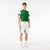 Lacoste Shorts - Men's Ultra Dry Logo Stripe Pique' - Green And White - GH7443-51