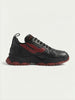 Bally Shoes - Holden - Black Heritage Red Bovine Grained