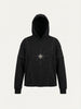 Publik Denim Hoodie - Twofer W Rhinestones - Jet Black - KF2593