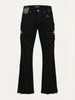 Publik Denim Jeans - Rhinestones W Studs - Jet Black - KD2593