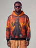 Hypestar Hoodie - Lycan - Zip Up - Rust- LC-001