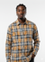 R3Bel Shirt - Rhinestone Plaid - Gold - 652-232