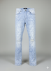 Focus Jeans - All Over Graphic EMB - Ice Blue - 2505C