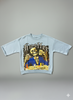 Focus T-Shirt - Hustler Crop Stone - C.Blue - 80717S