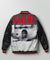 Reason Jacket - Scarface PU Varsity - Grey And Red - VJ-03