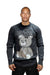 George V Sweatshirt - Grey Teddy - Black - GV106