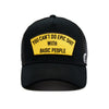 Cult Can't Do Epic Shit Embroidered Mesh Back Trucker Hat in Black