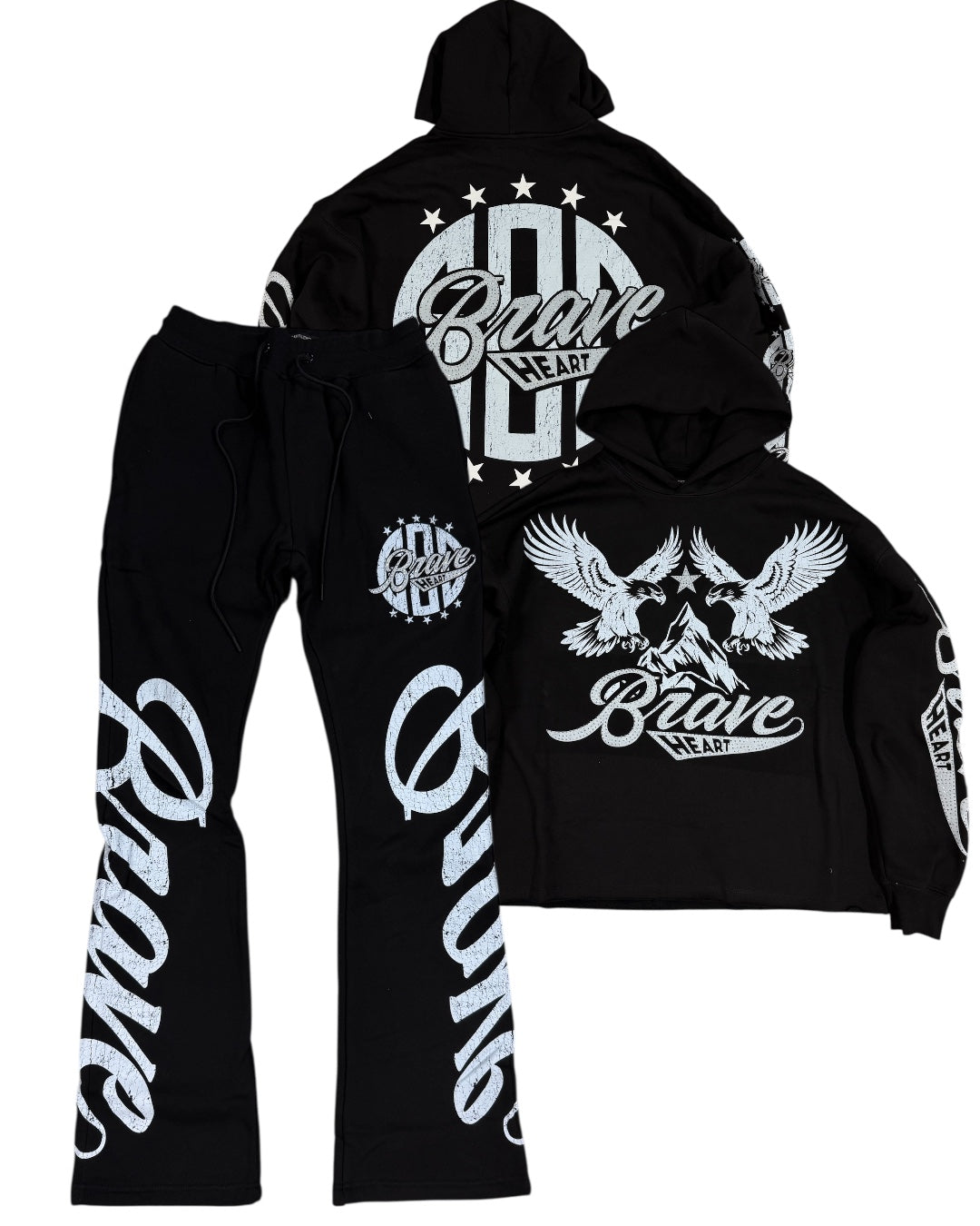 Roku Studio Sweatsuit - Brave Heart - Black - RK5481806 – Vengeance78