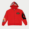 Godspeed Hoodie - Squadron Zip - Red