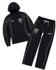 See You In Paradise Track Set - Hooligan Hooded Track Set - Black - 8807H