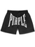 Purple-Brand Shorts - All Around- Black - P504-PBUC224