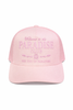 See You In Paradise Hat - Paradise Club Snap - Light Pink - C2066