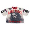 Rare Peace T-Shirt - The End Of An Era Rhinestones Embo Patch - Ecru - RT5064