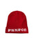 Purple-Brand Beanie - Jacquard Logo - Red - A6003