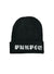 Purple-Brand Beanie - Jacquard Logo - Black -A6003