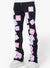 Guapi Jeans - Obsidian Flower - Black And Pink