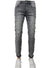 Publik Denim Jeans - Rhinestone - Grey - PD2416