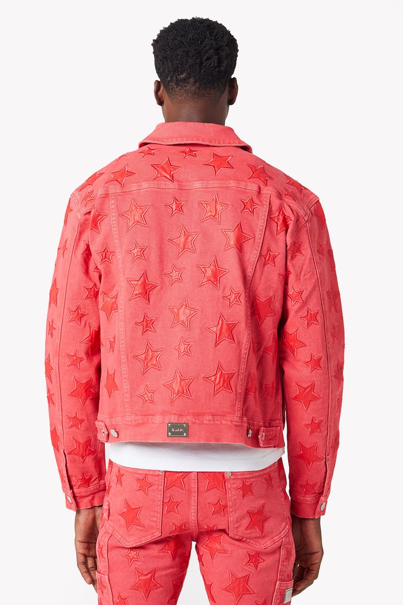 Guapi Jacket - Raspberry Stars - Red – Vengeance78