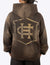 Howlers Club Hoodie - Eagle Wolf - Sun Fade Brown