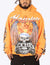 Howlers Club Hoodie - Wolf Skull - Orange