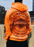 Howlers Club Hoodie - Wolf Skull - Orange