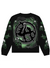 Lost Hills Shirt - Longsleeve Skull Switch - Black And Green - LH4003