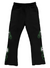 Lost Hills Sweatpants - Skull Switch - Black And Green - LH4003