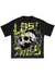 Lost Hills T-Shirt - Skull - Black And Yellow - LH4004