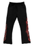 Lost Hills Sweatpants - Dynamo Thoughts - Black And Red - LH4008