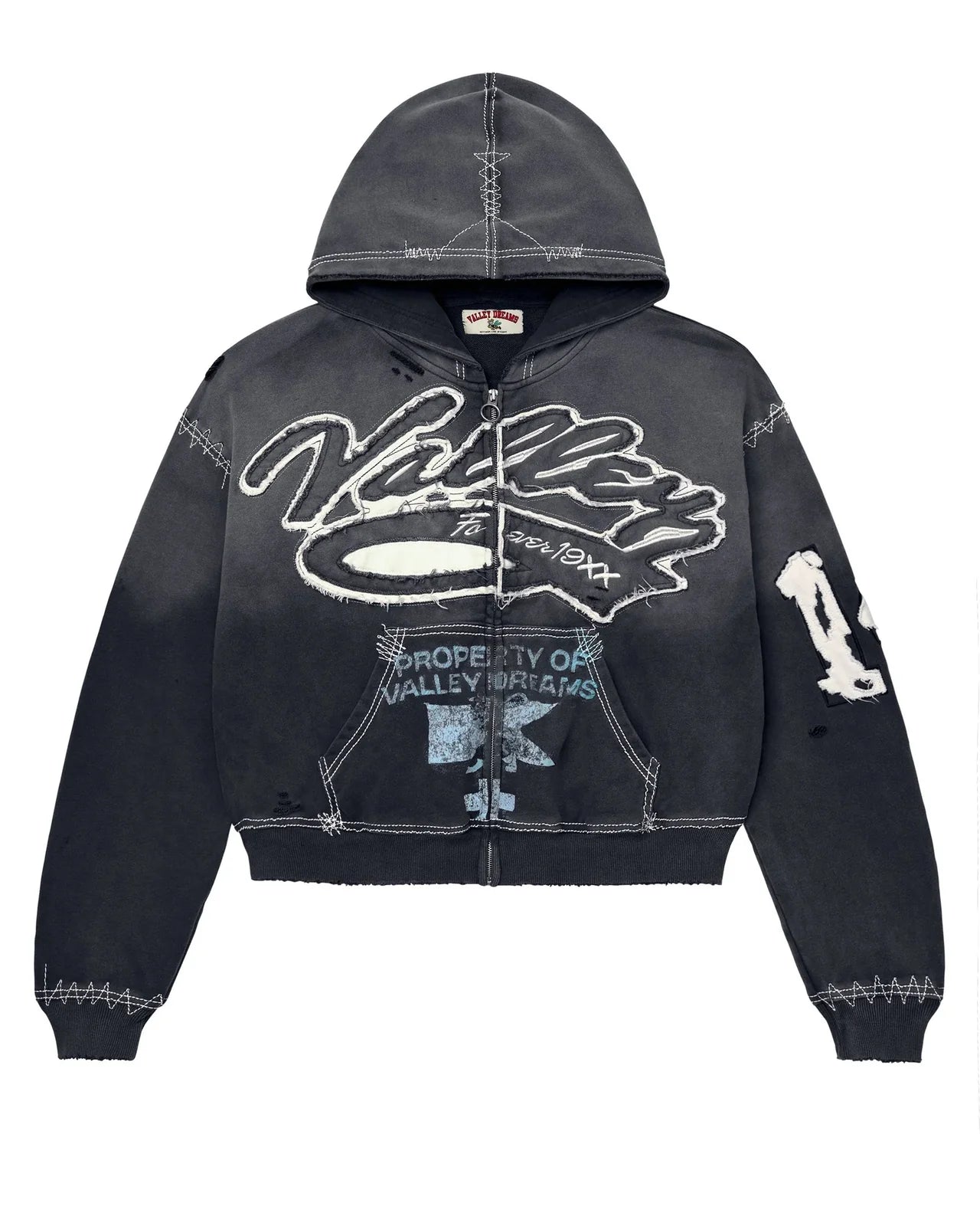 Vale Hoodie - Religion Zip-Up - Black – Vengeance78