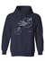 Outrank Hoodie - Money Never Sleeps - Navy - OR2739H