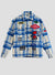 First Row Jacket - Wool Check Padding - Blue - FRJ2055