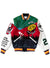 First Row Jacket - The Future Is Yours Varsity - Green And Red - FRJ0049