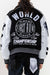 First Row Jacket - The Best Never Rest Varsity - Black And Grey - FRJ0050