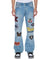 Ksubi Jeans - Bronco True Patched - Blue - MFA25DJ005