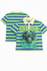 Majestik T-Shirt - Tribal Face Pique Polo - Green - TH26211
