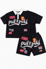 Kleep Short Set - Hickory - Black - KG-4110 KSP-7110