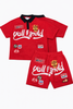 Kleep Short Set - Liam - Red - KG-4110 KSP-7110