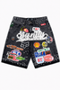 Politics Shorts - Black Wash - PK26 - SPR - 07