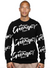 George V Sweater - Avenue Paris Allover - Black - GVT-105